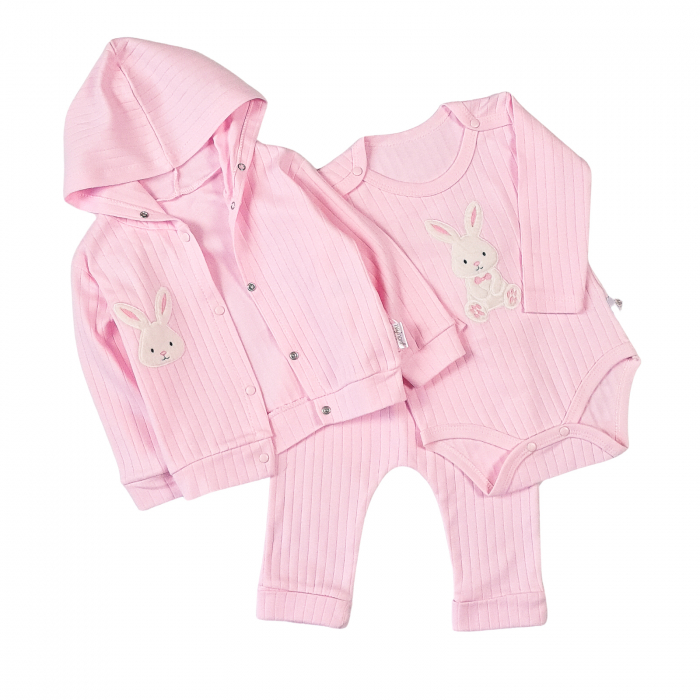 Compleu bebelusi 3 piese, model Bunny [2]