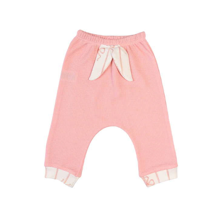 Compleu Bebeluși Fete 3 Piese Roz Coral și Alb, Body cu Broderie Decorativă, Cardigan cu Dantelă Florală [2]