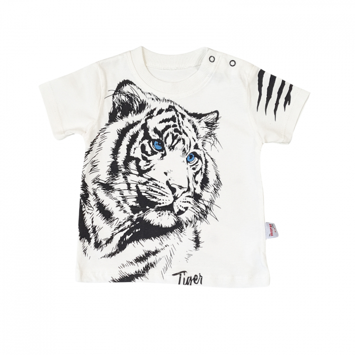 Compleu bebelusi Tiger, alb [4]