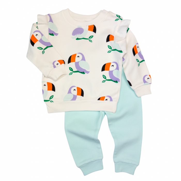 Compleu fetite model Bird Turcoaz [1]