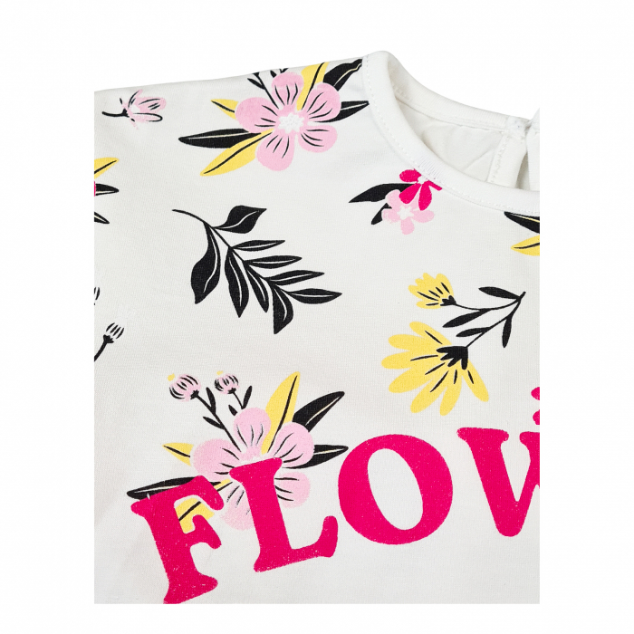 Compleu Flowers roz [3]