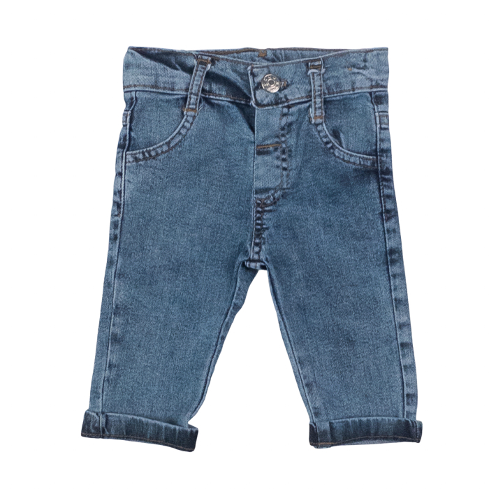 Compleu pentru bebelusi, 3 piese, pantaloni de blugi [4]