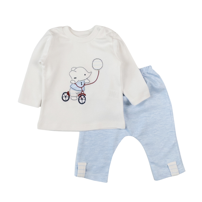 Compleu pentru bebelusi, 3 piese, model Elefantel [3]