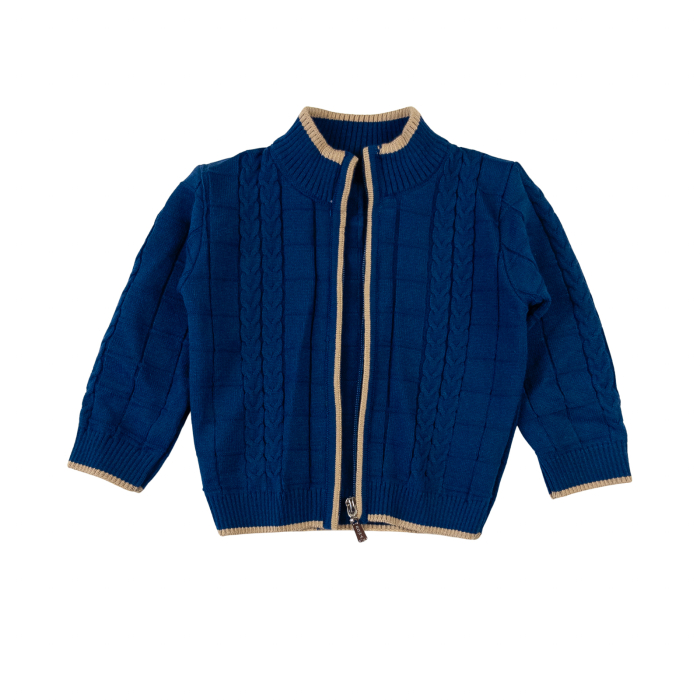 Compleu  pentru bebelusi, 3 piese, model Elegance, Blue [2]
