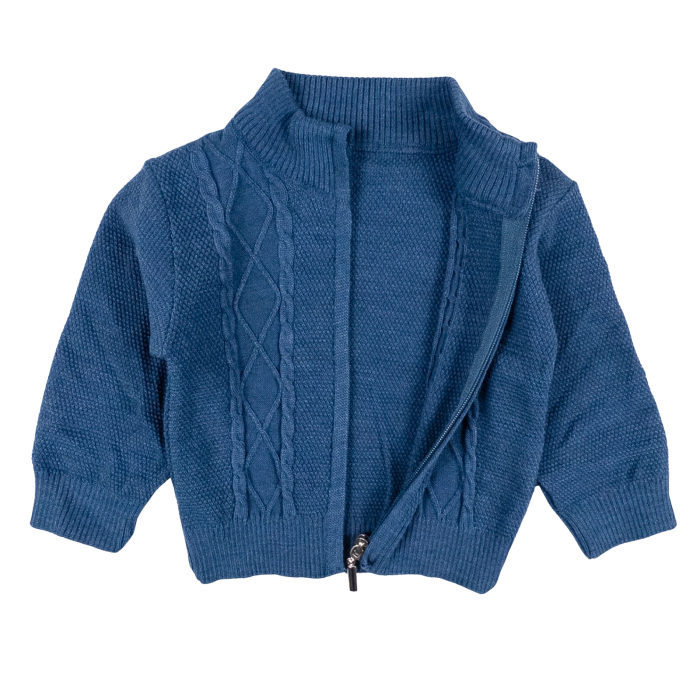 Compleu  pentru bebelusi, 3 piese,  model Papion blue [3]