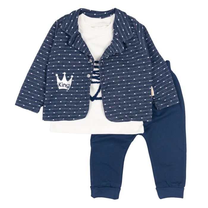 Compleu pentru bebelusi, 3 piese, model King [1]