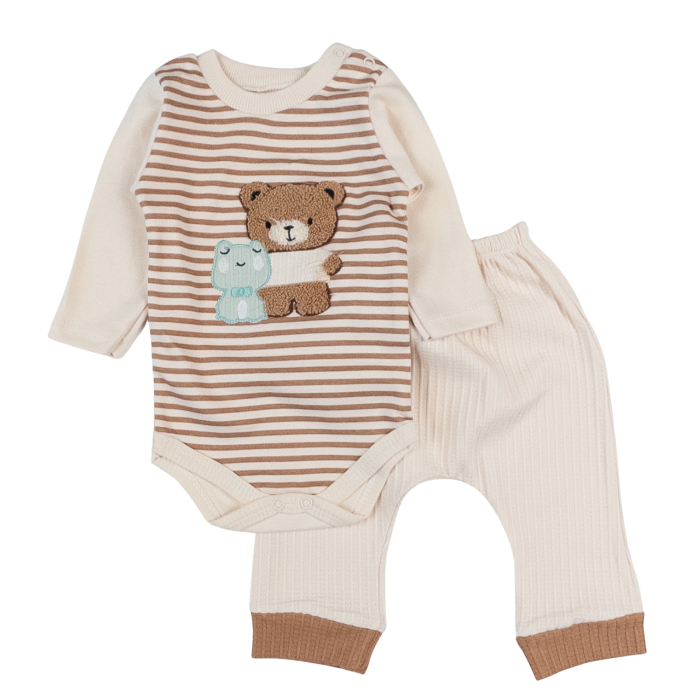 Compleu pentru bebelusi, 3 piese, model Ursulet [2]