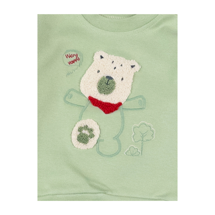 Compleu pentru bebelusi, model Ursulet fericit [2]