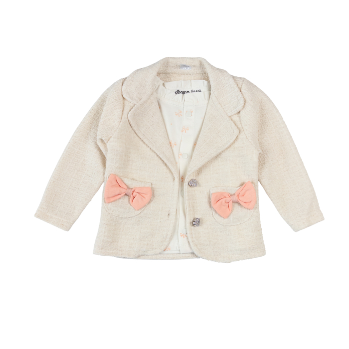 Compleu pentru fetite, 3 piese, model cu Fundite [2]