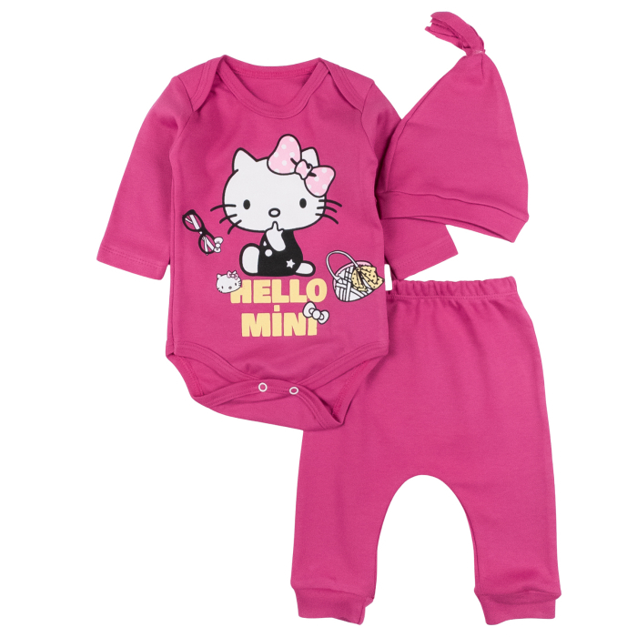 Compleu pentru fetite, 3 piese, model Minikity [1]