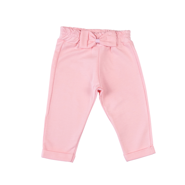 Compleu pentru fetite, 3 piese, model cu Fundite Roz [3]