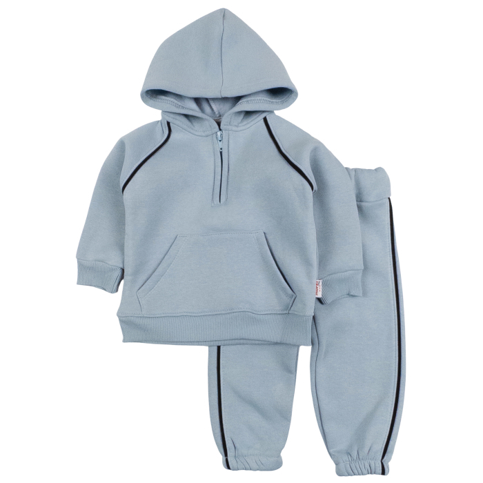 Compleu vătuit pentru bebelusi, albastru indigo [1]