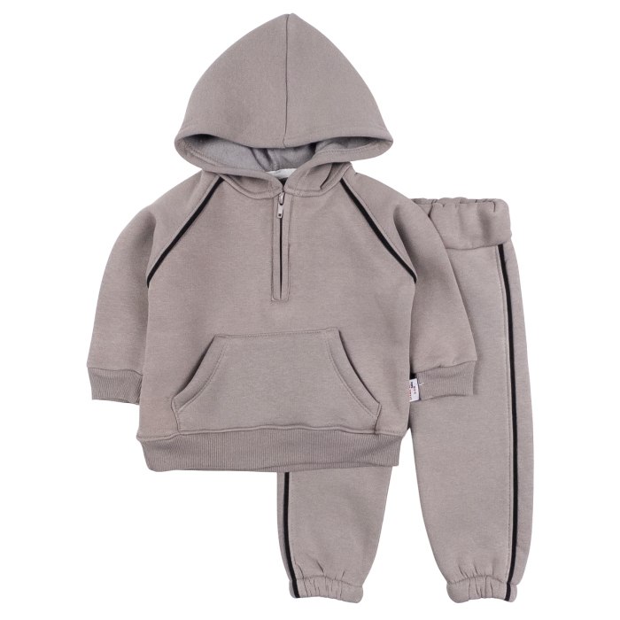 Compleu vătuit pentru bebelusi, gri [1]