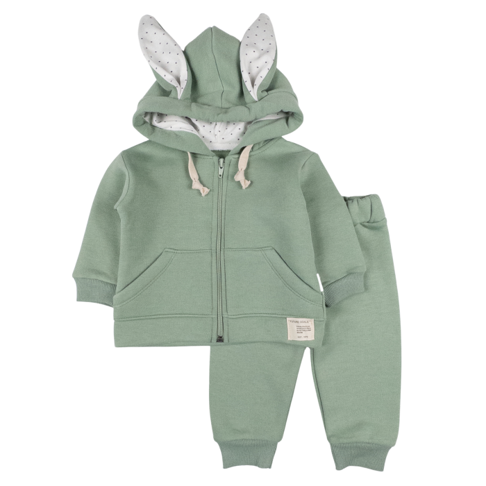 Compleu vătuit pentru bebelusi, model Cu Urechiuse [1]