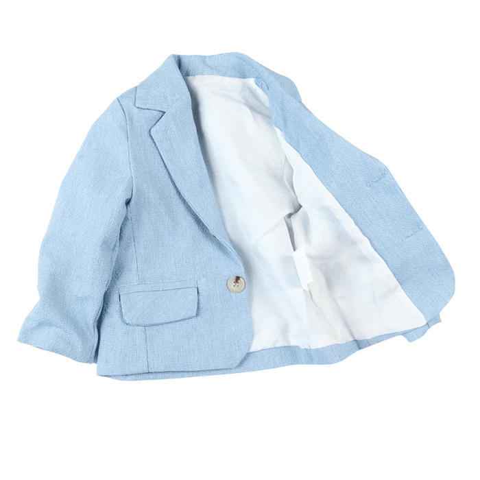 Costum pentru bebelusi, model Elegance, bleu [2]