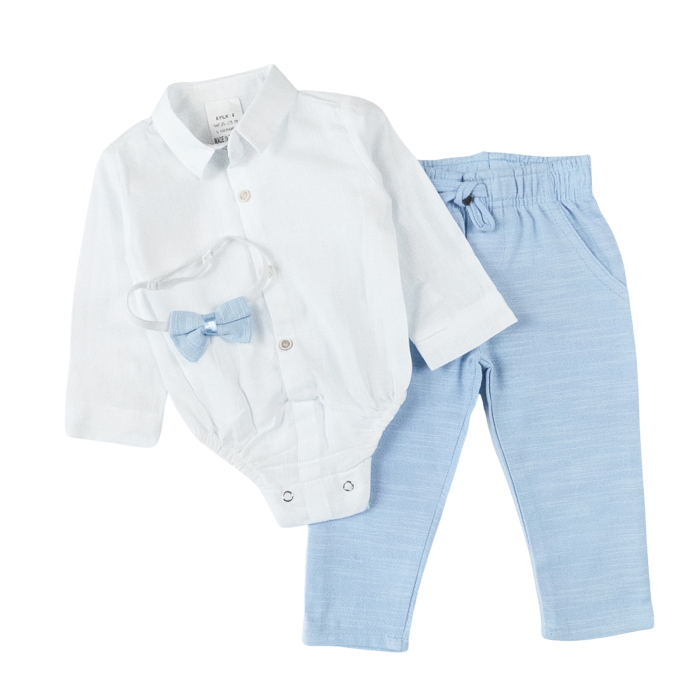 Costum pentru bebelusi, model Royal Blue [2]