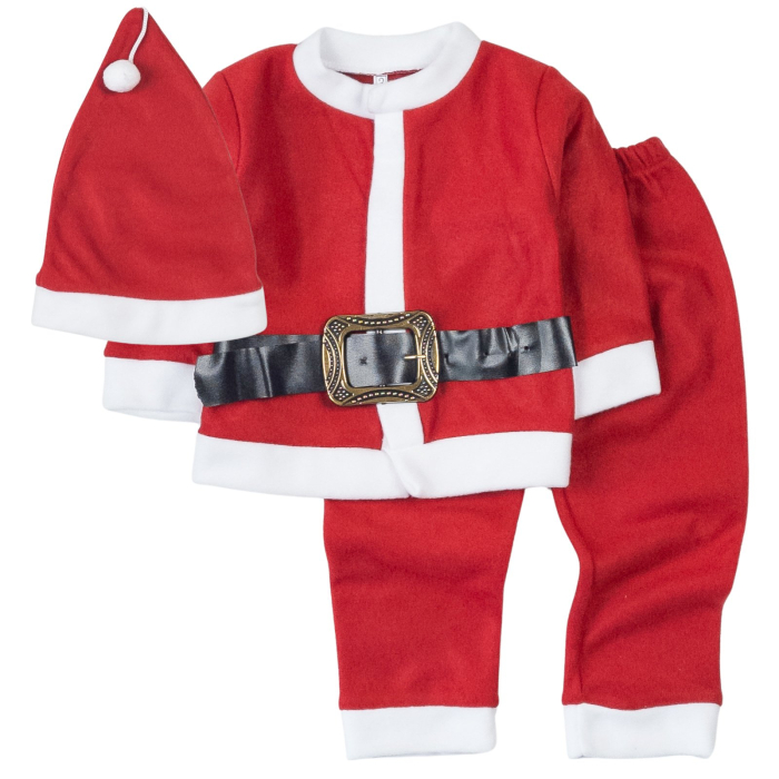Costumas pentru bebelusi si copii mici, model Mos Craciun [1]