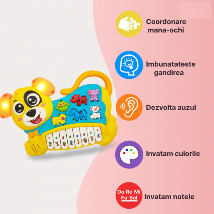 Jucarie Educativa, Mini Orga Catelus [2]