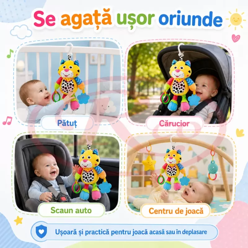Jucărie Plus Muzicală Bebeluși, Tigrișor [4]