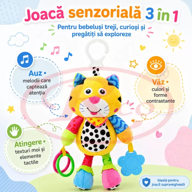 Jucărie Plus Muzicală Bebeluși, Tigrișor [2]