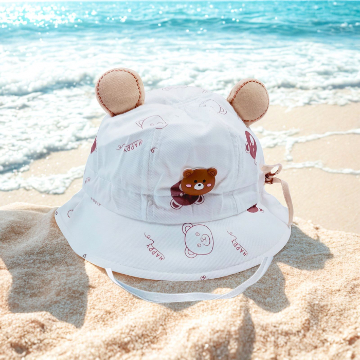 Palariuta bebelusi 1-2 ani, 48 CM, model ursuleti, alb [1]