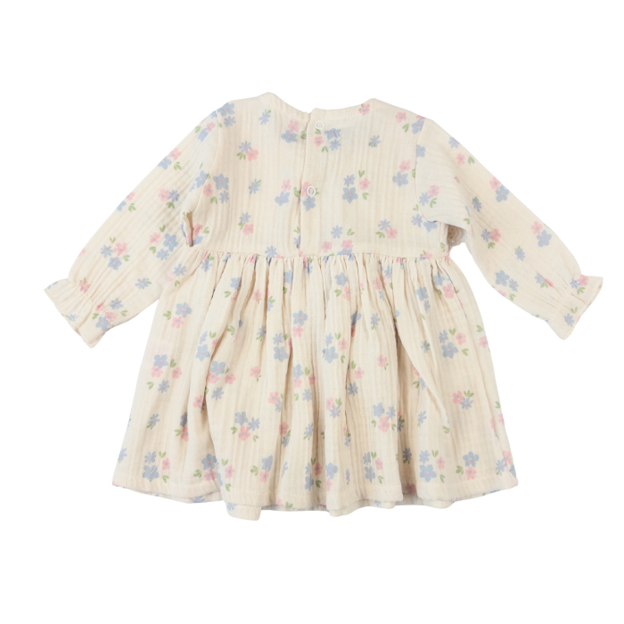 Rochiță bebeluși cu dantelă și imprimeu floral, Design Elegant [2]