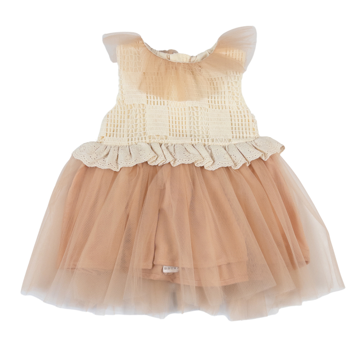 Rochie Ocazie Fetițe cu Tulle și Bust din Dantelă [1]