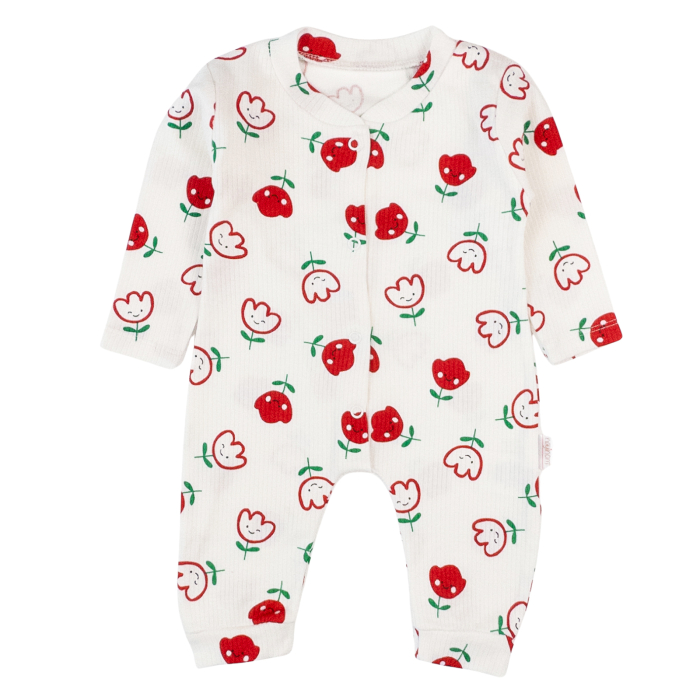 Salopeta pentru bebelusi, model cu Lalele [1]