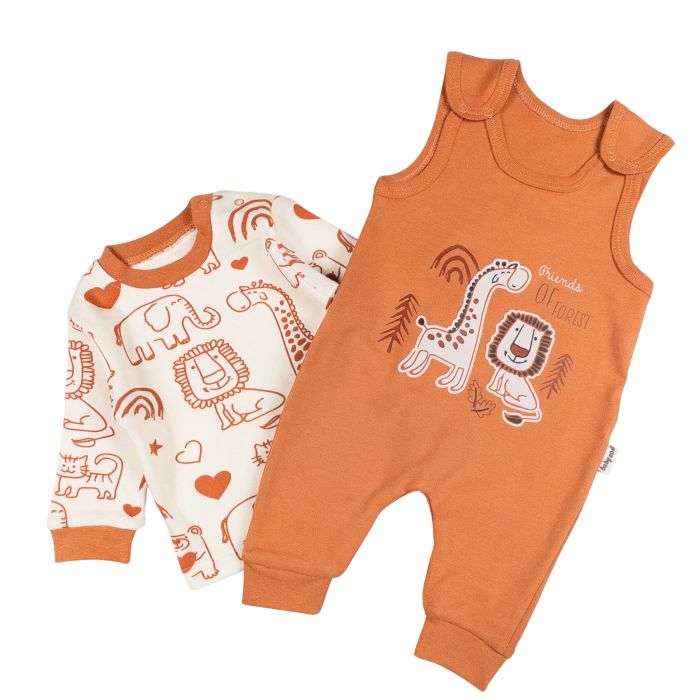 Salopeta  pentru bebelusi, 2 piese, model ZooFriends [2]