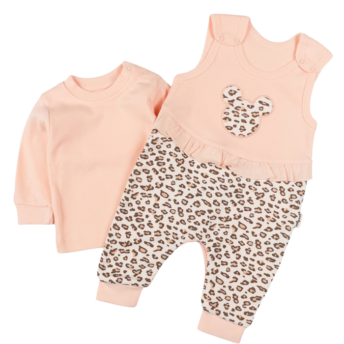 Salopeta  pentru fetite, 2 piese, model MinnieCoral [2]