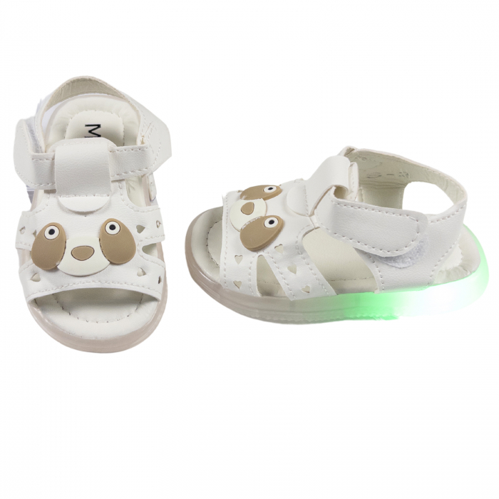 Sandalute cu luminite Led, pentru bebelusi, model Catelus [2]