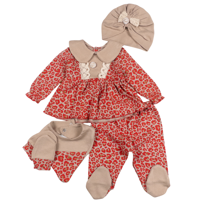 Set 5 piese pentru Nou Nascuti fetite, Model ''FASHION" [1]