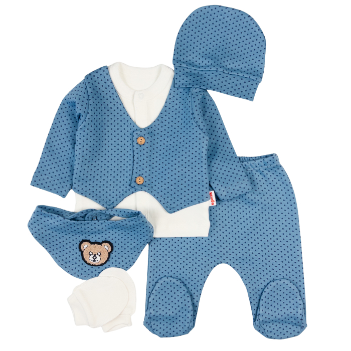 Set 5 piese pentru nou nascuti, model cu Ursulet [1]