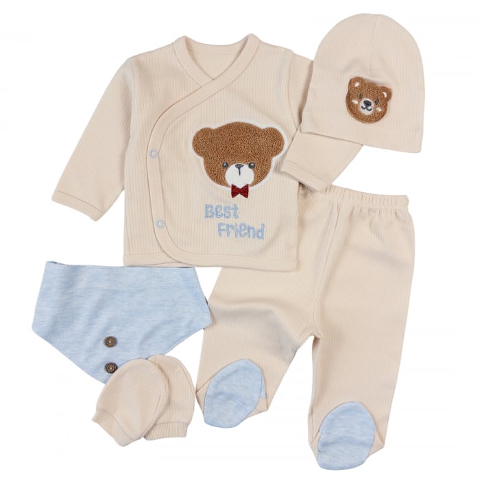 Set 5 piese pentru nou nascuti, model Ursulet [1]