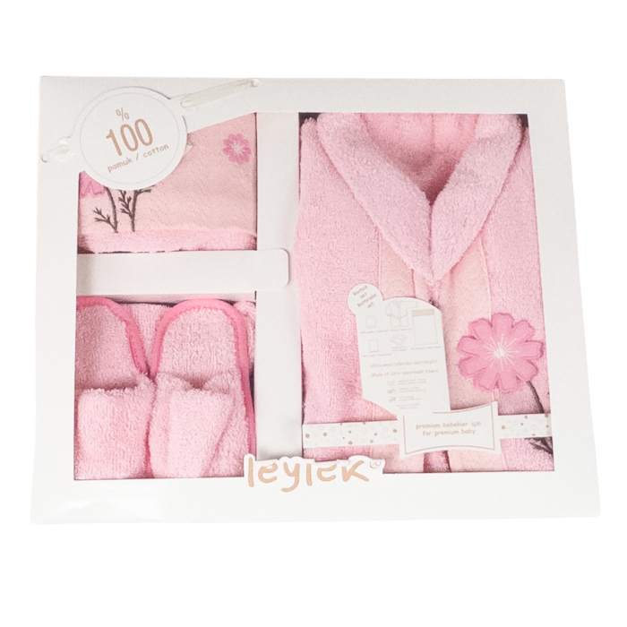Set de baie pentru bebelusi, Culoare roz [2]