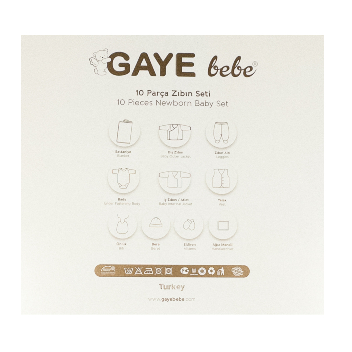 Set pentru nou nascuti, 10 piese, model Floral [3]