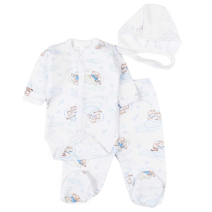 Set pentru nou-născuți, 3 piese, model Norisori [1]