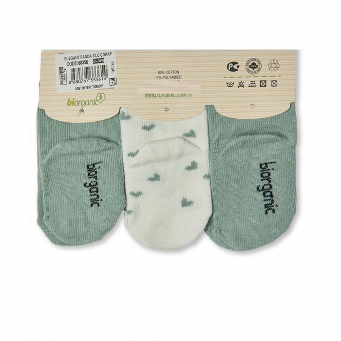 ciorapi-bebelusi-set-3-perechi, culoare vernil [2]