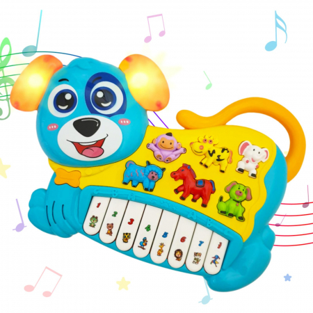 Jucarii - Jucarie Educativa, Mini Orga Catelus blue