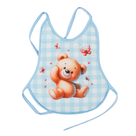 Botosi, sosete, dresuri, caciuli - Baveta impermeabila, model cu Ursulet