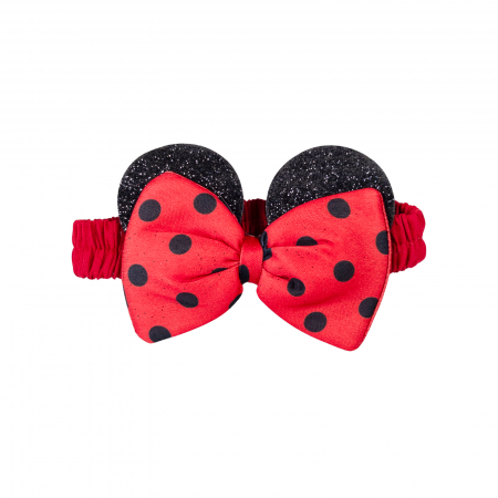 Botosi, sosete, dresuri, caciuli - Bentita cu bulinute rosu