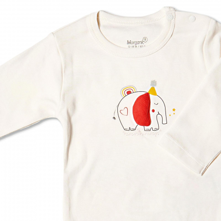 body bebeluși mânecă lunga din bumbac organic, culoare alb.jpg [1]