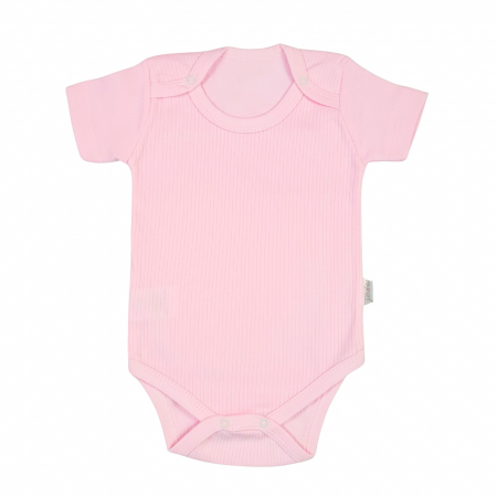 Body fete - Body maneca scurta culoare roz
