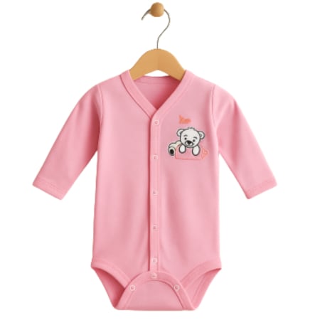 Haine bebelusi fete - Body pentru nou nascuti, culoare Roz