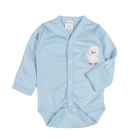 Imbracaminte nou-nascuti - Body pentru nou nascuti, culoare albastru