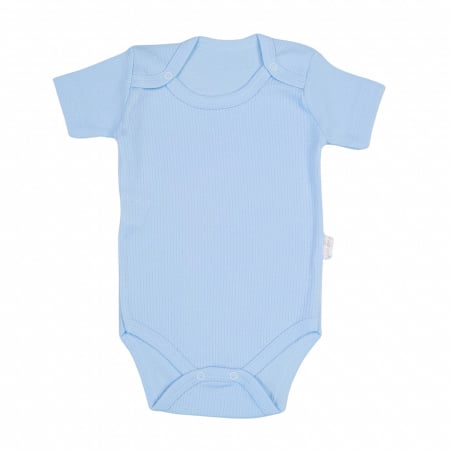 Haine bebelusi baieti - Body maneca scurta culoare bleu