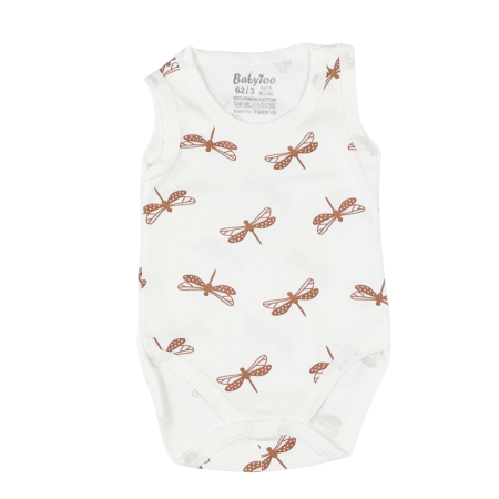 Body baieti - Body Tip Maiou pentru Nou-născuți și Bebelusi, Model Libelule