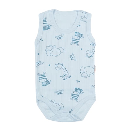 Haine bebelusi fete - Body tip maiou, model Zoo