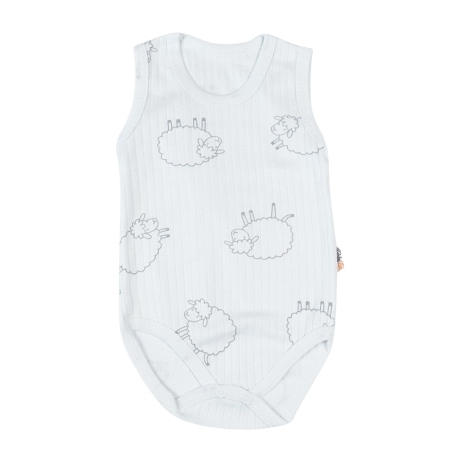 Body baieti - Body tip maiou, model cu Oite