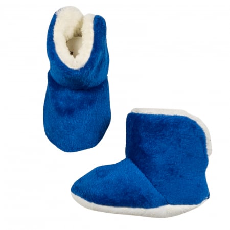 Botosi, sosete, dresuri, caciuli - Botosei bebelusi model bleumarin